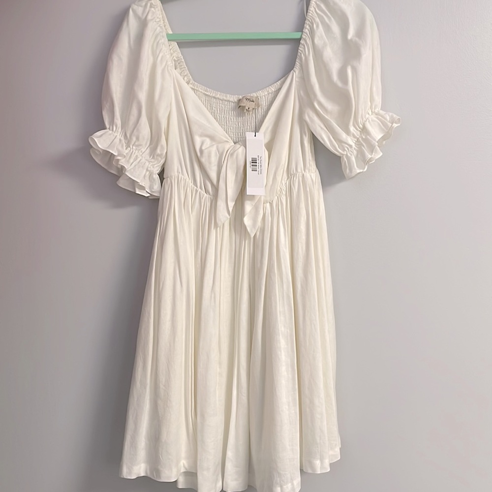 Mable white babydoll dress. Excellent condition, never worn.